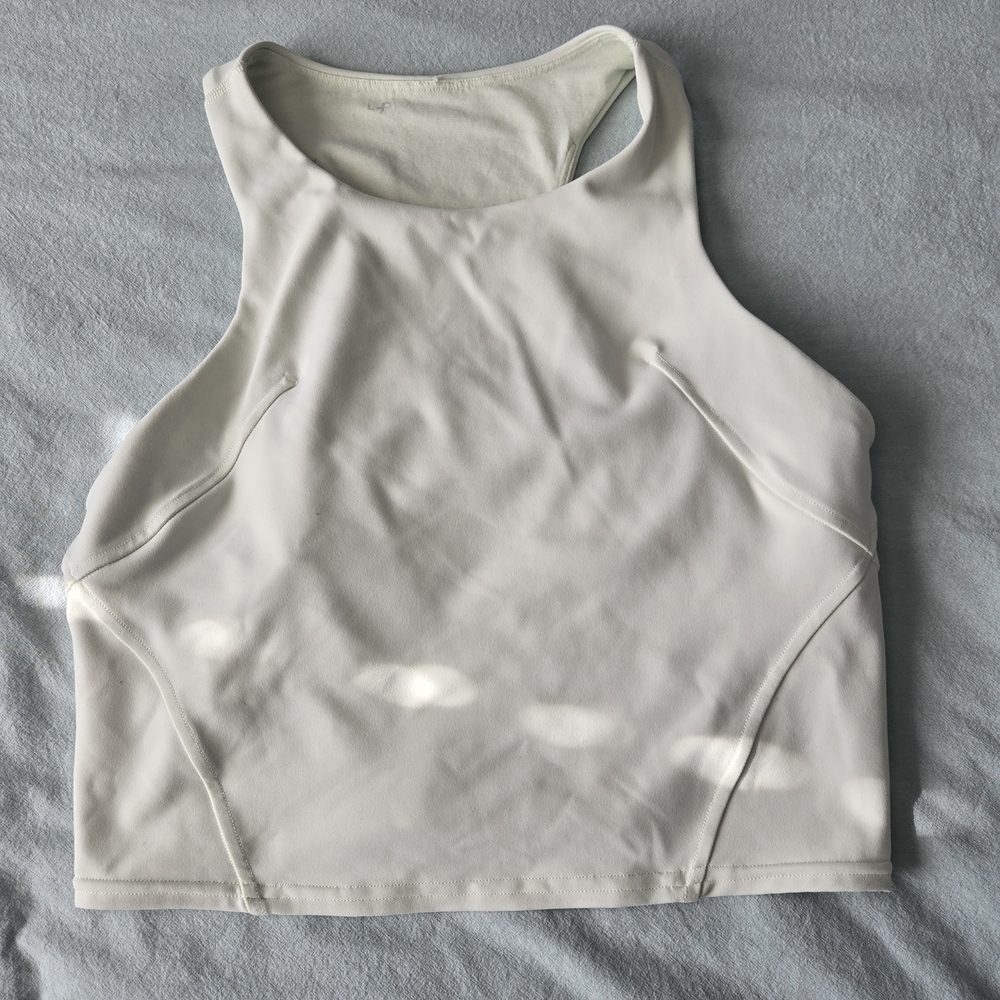 lululemon athletica White Crop Top